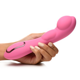 Inmi Extreme-G Inflating G-Spot Silicone Vibrator Pink