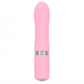Pillow Talk Flirty Luxurious Mini Massager with Swarovski Crystal Pink