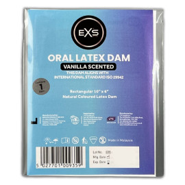 EXS Oral Dam Vanilla 1 pc