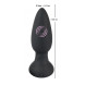 Black Velvets Remote Controlled Silicone Vibrating Plug