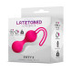 LateToBed Fitty 2 Dumbell Kegel Balls Fuchsia 52g
