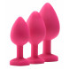 Dream Toys Flirts Anal Training Kit Gem Stone Pink