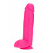 Blush Neo 10 Inch Dual Density Dildo Neon Pink