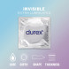 Durex Invisible Extra Lubricated 10 pack